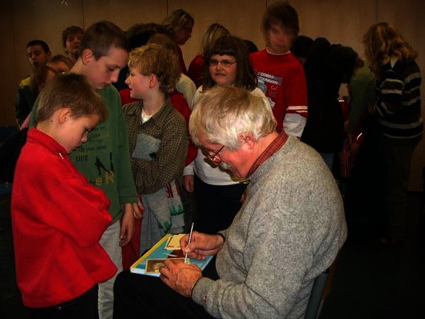 Herr Günther bei der Jugendbuchwoche 2006