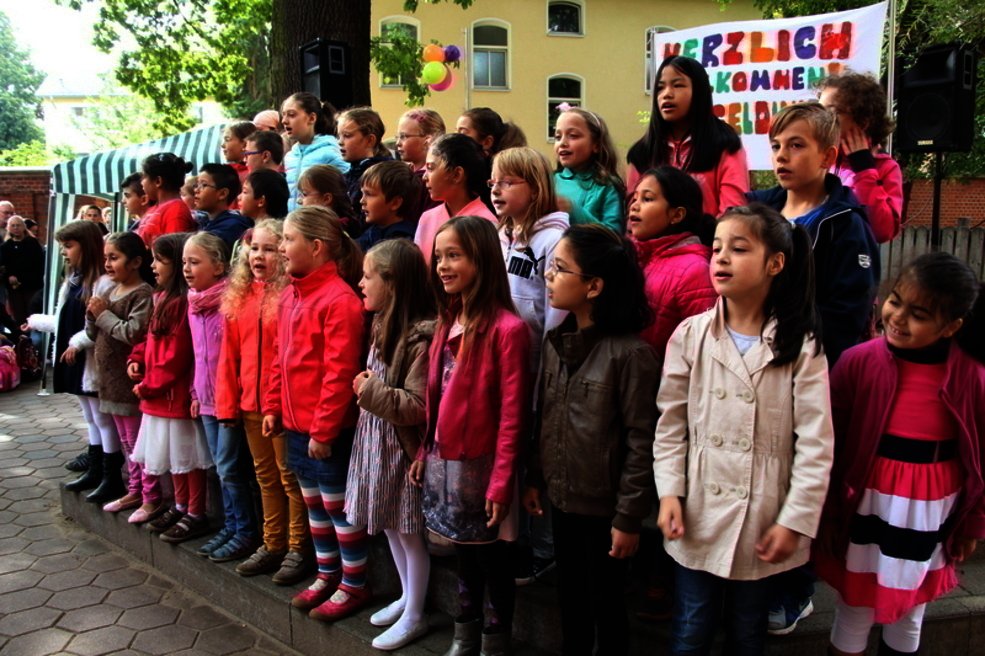 Einschulung 2015 an der Grundschule Bürgerstraße